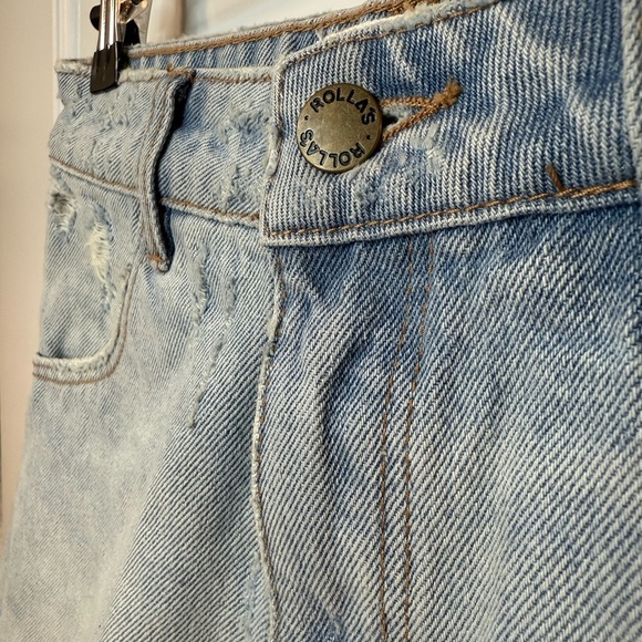 Rollas Jean Shorts Size 24 - Picture 4 of 8